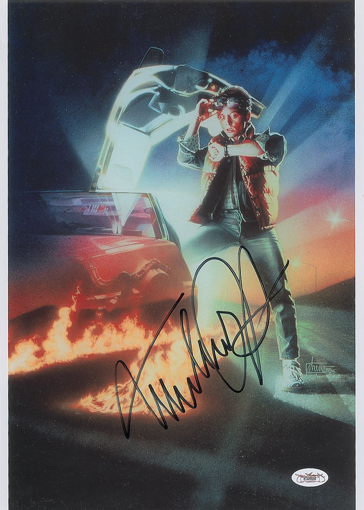 Lot #763 Back to The Future: Michael J. Fox