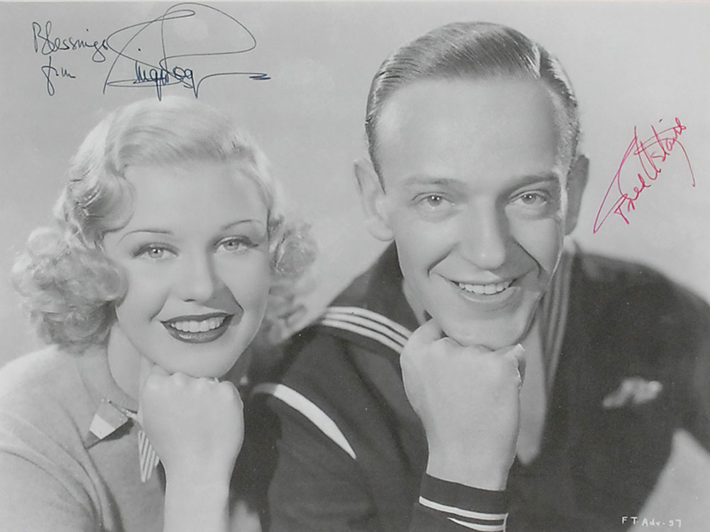 Lot #106 Fred Astaire and Ginger Rogers