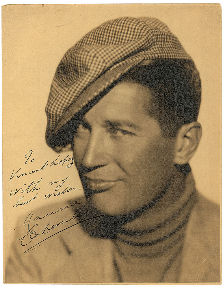 Lot #67 Maurice Chevalier