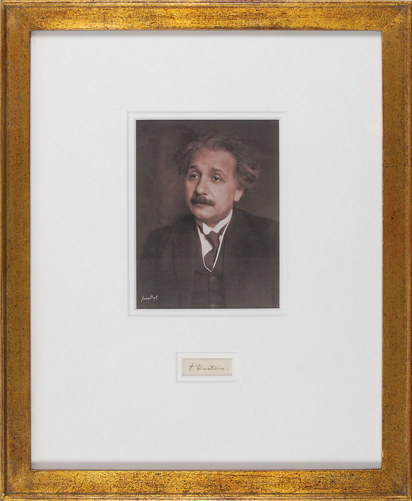 Lot #197 Albert Einstein