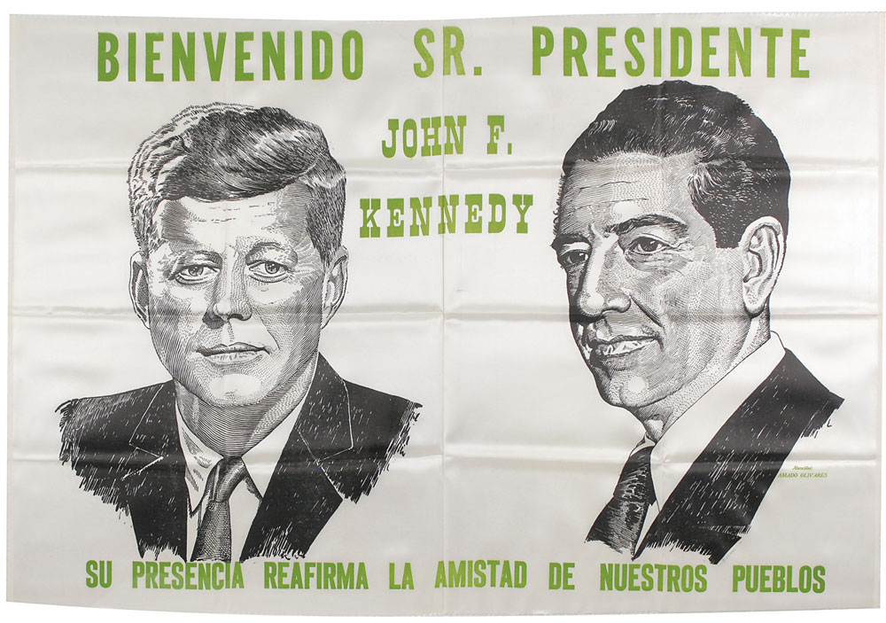 Lot #90 John F. Kennedy Banners