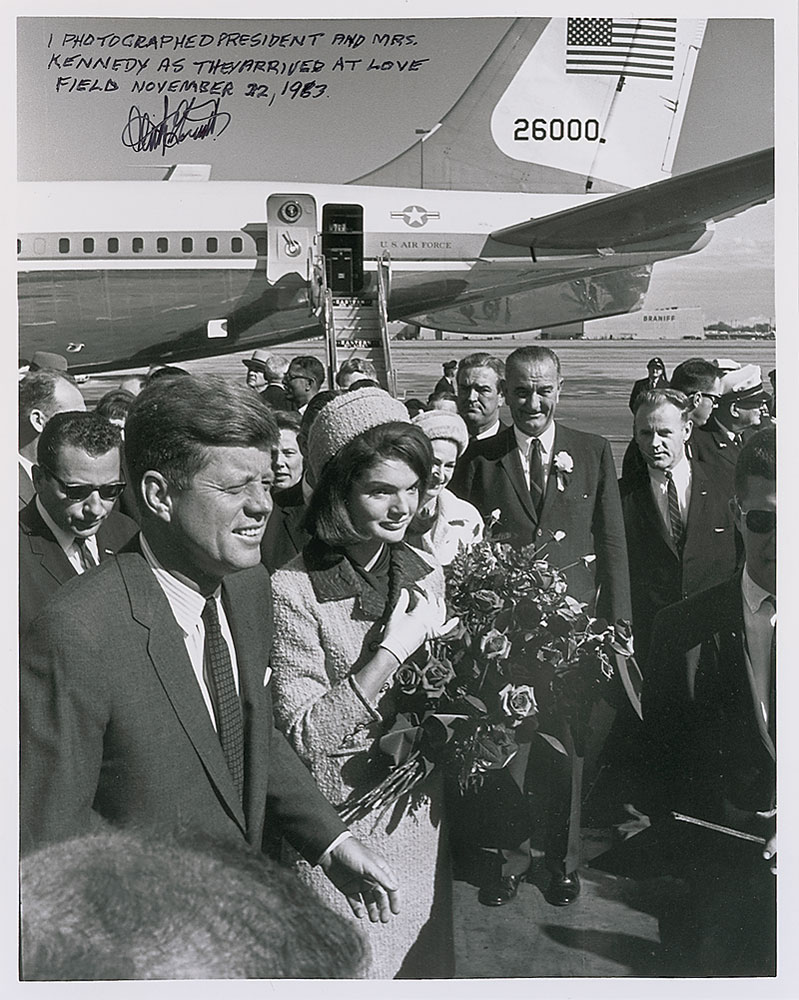 Lot #109 Kennedy Arrival at Love Field in Dallas: