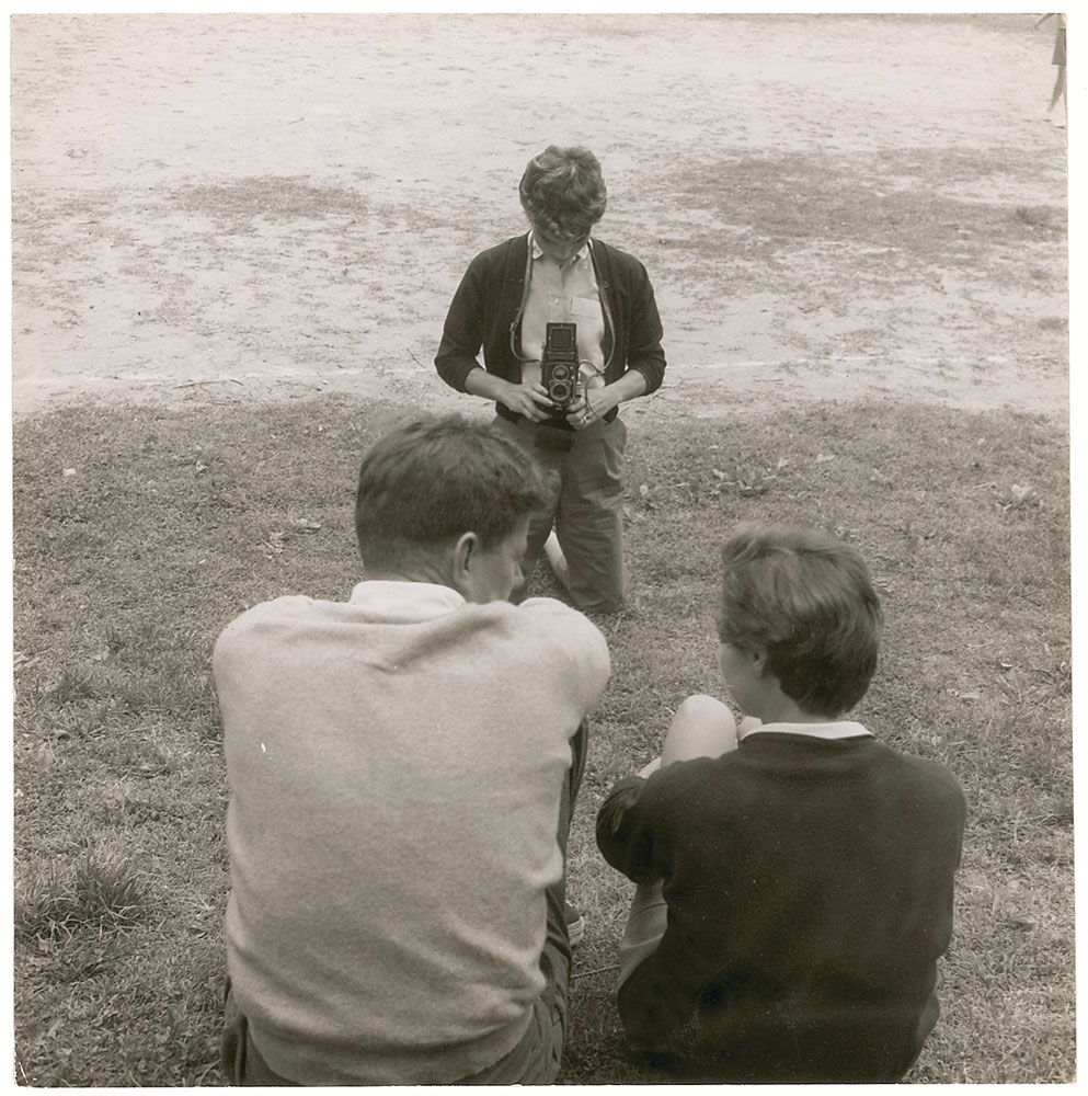 Lot #48 The Kennedys: Jackie Photographing Bobby