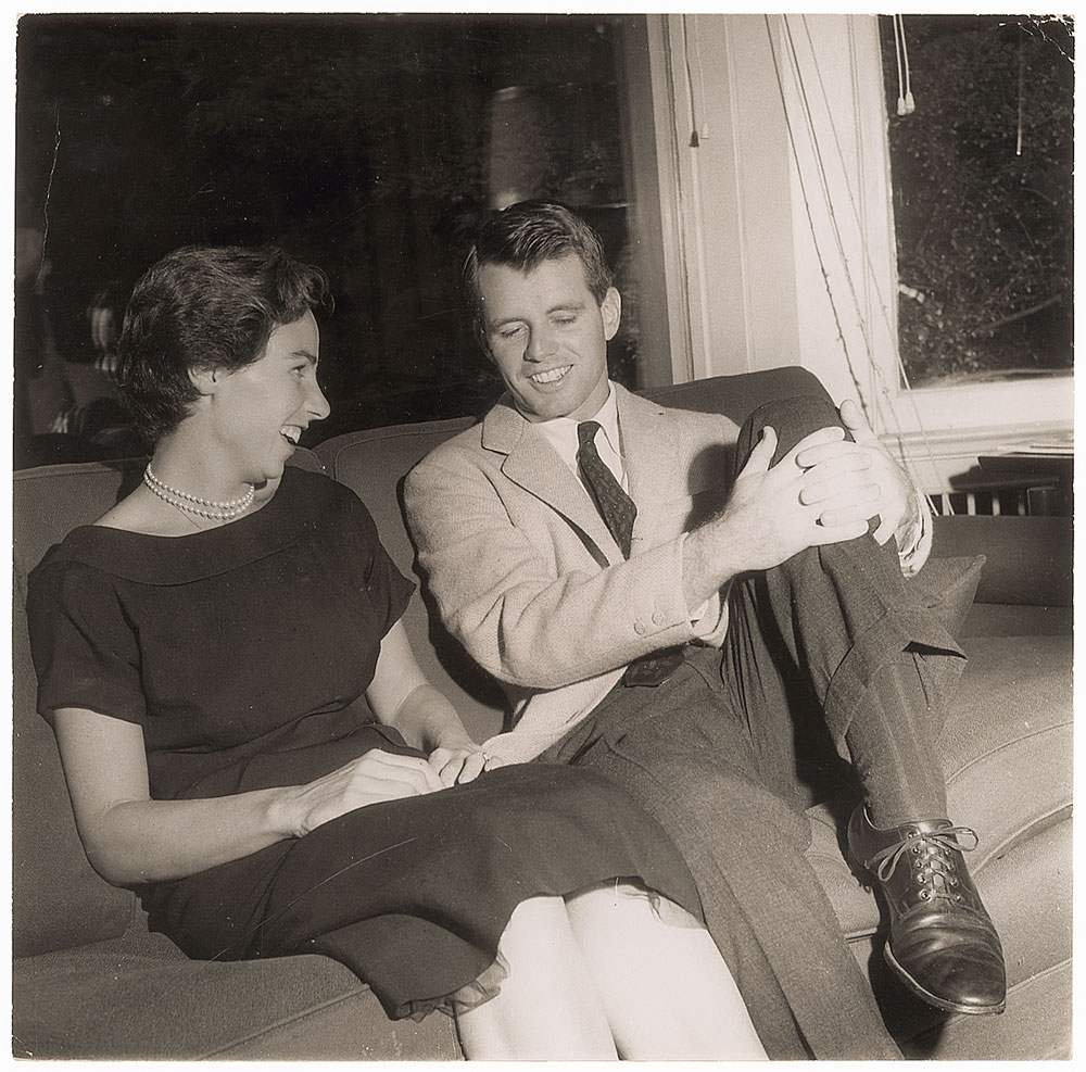 Lot #51 Robert and Ethel Kennedy Sharing a Moment