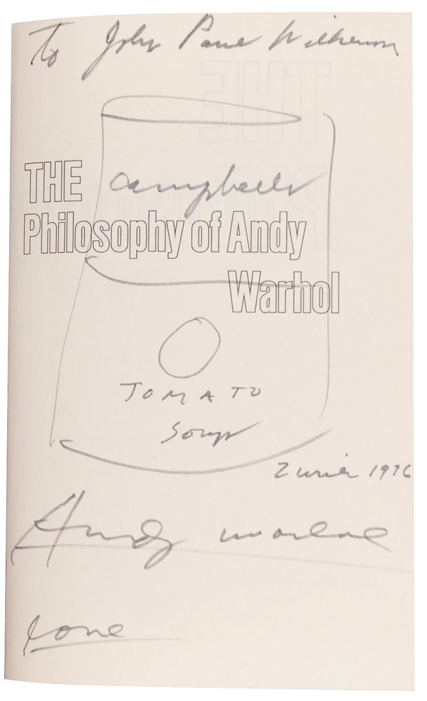 Lot #819 Andy Warhol