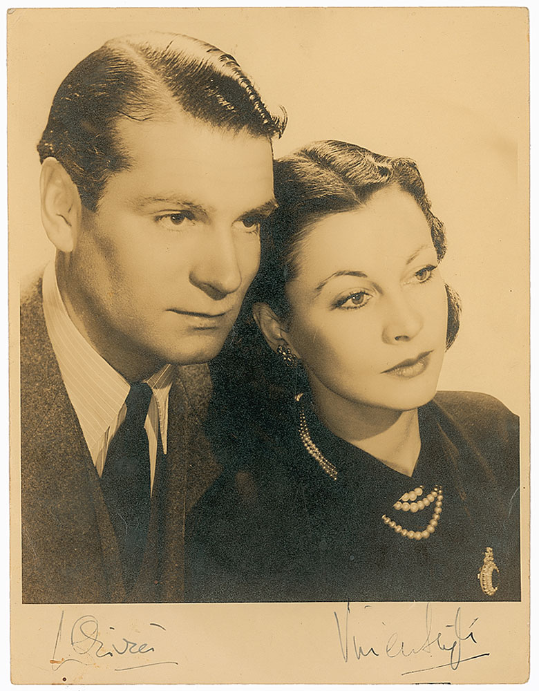 Lot #1131 Vivien Leigh and Laurence Olivier