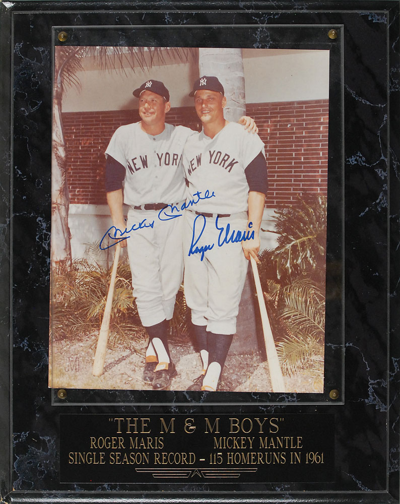 Lot #1399 Mickey Mantle and Roger Maris