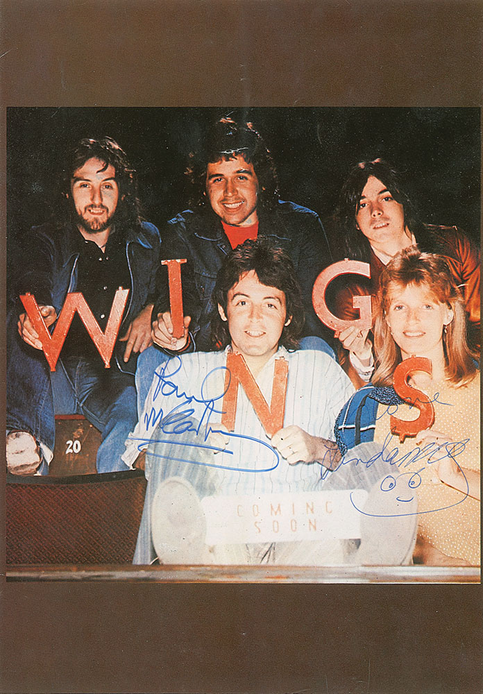 Lot #904 Beatles: Paul and Linda McCartney