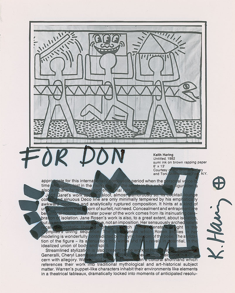 Lot #757 Keith Haring
