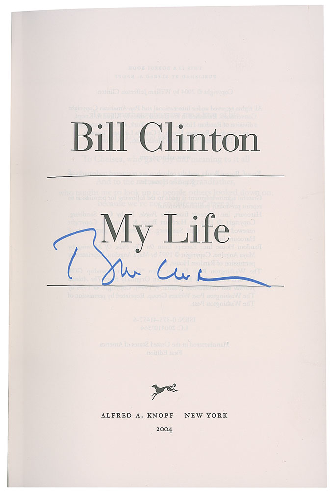 Lot #153 Bill Clinton