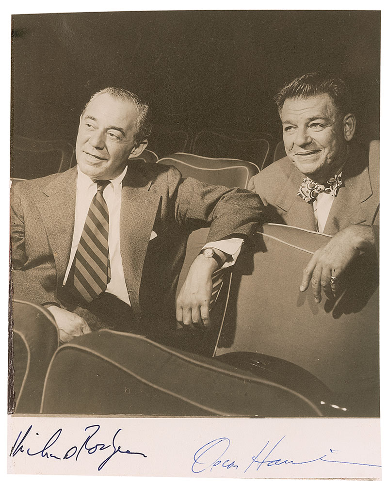 Lot #954 Rodgers and Hammerstein