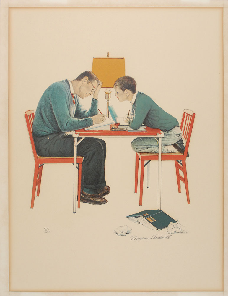Lot #713 Norman Rockwell