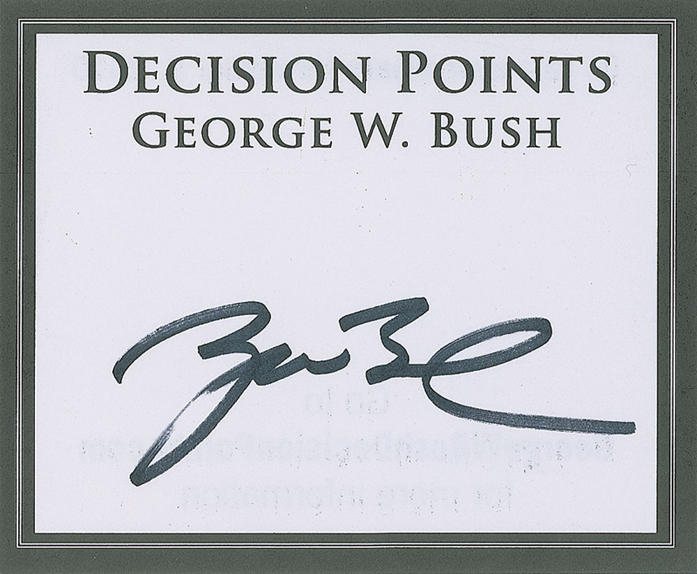 Lot #152 George and George W. Bush