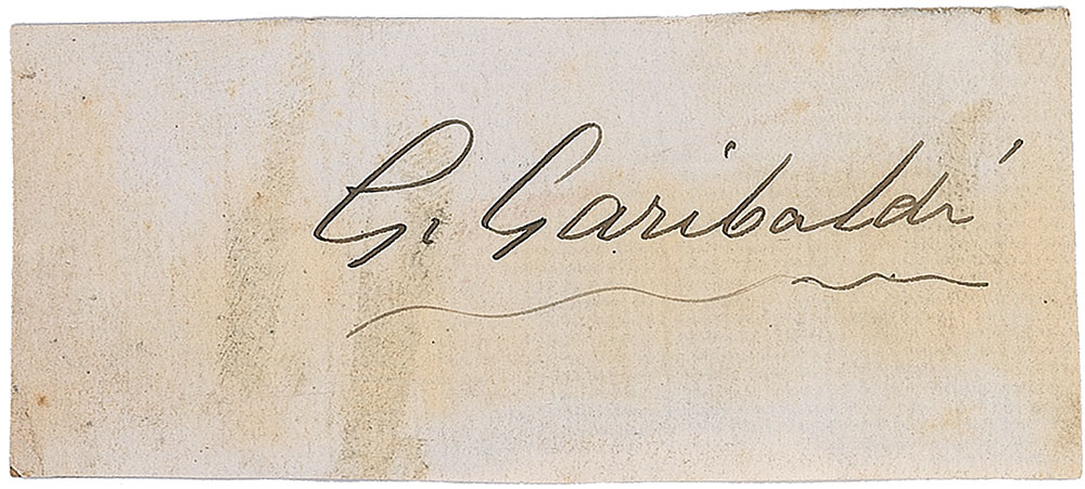 Lot #379 Giuseppe Garibaldi