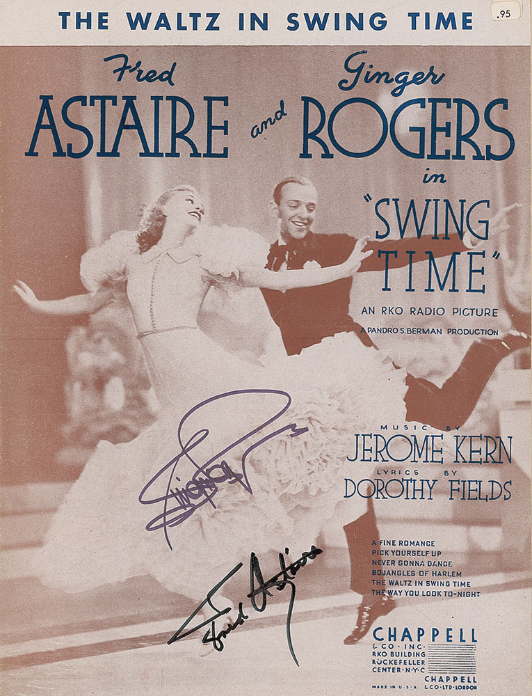 Lot #256 Fred Astaire and Ginger Rogers