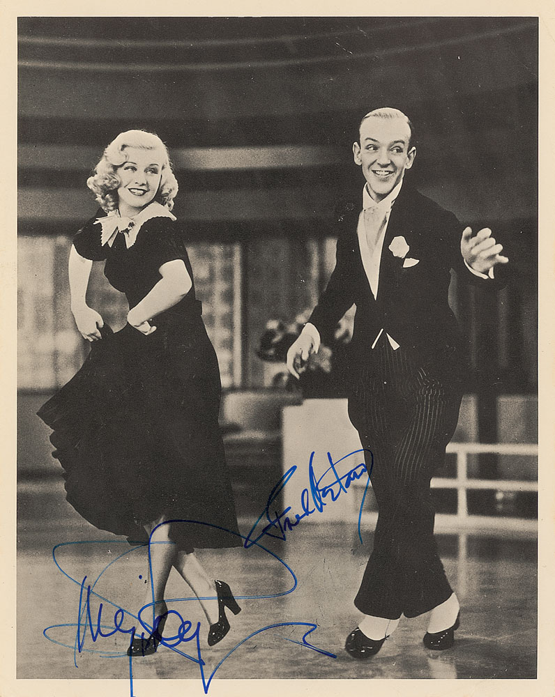 Lot #107 Fred Astaire and Ginger Rogers