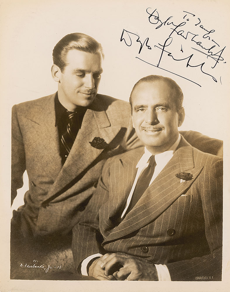 Lot #33 Douglas Fairbanks, Jr and Sr