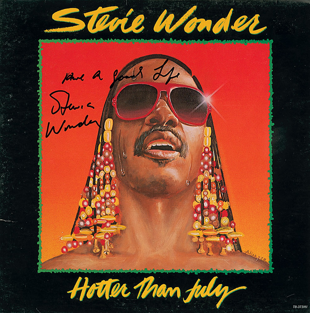 Lot #609 Stevie Wonder