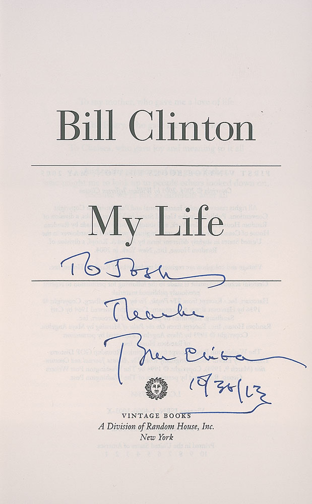 Lot #159 Bill Clinton