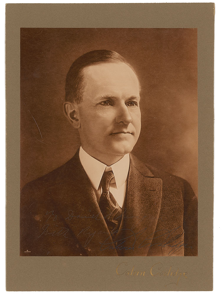 Lot #66 Calvin Coolidge
