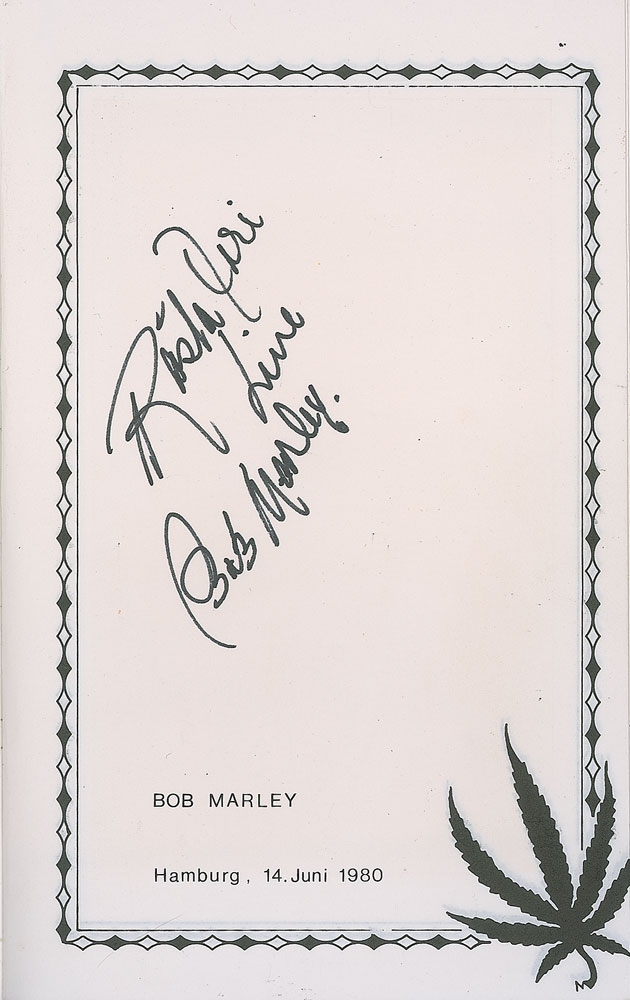 Lot #663 Bob Marley
