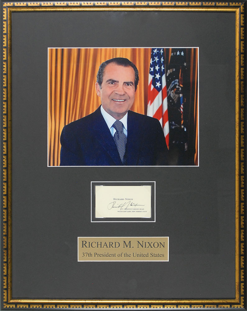 Lot #125 Richard Nixon
