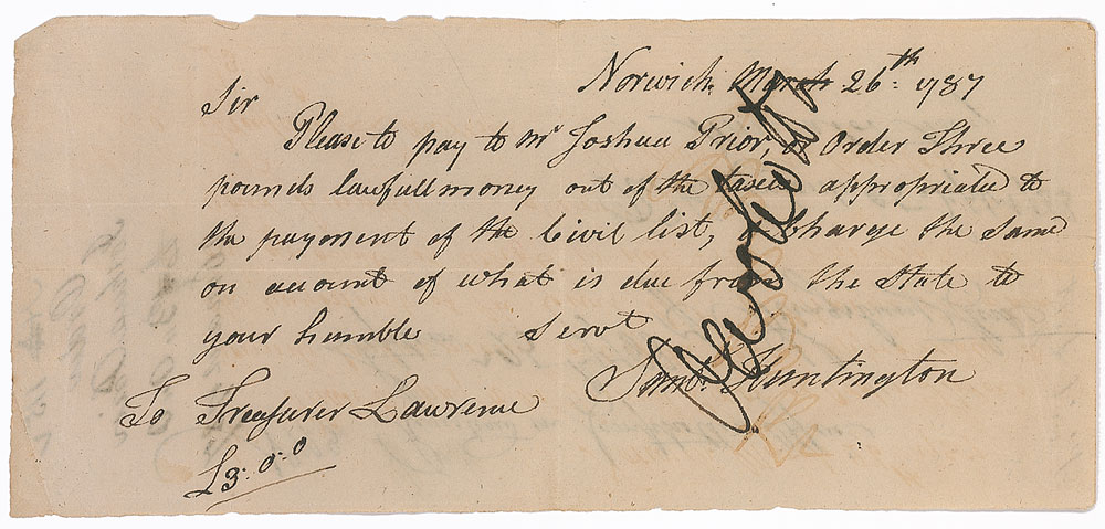 Lot #220 Declaration of Independence: Samuel