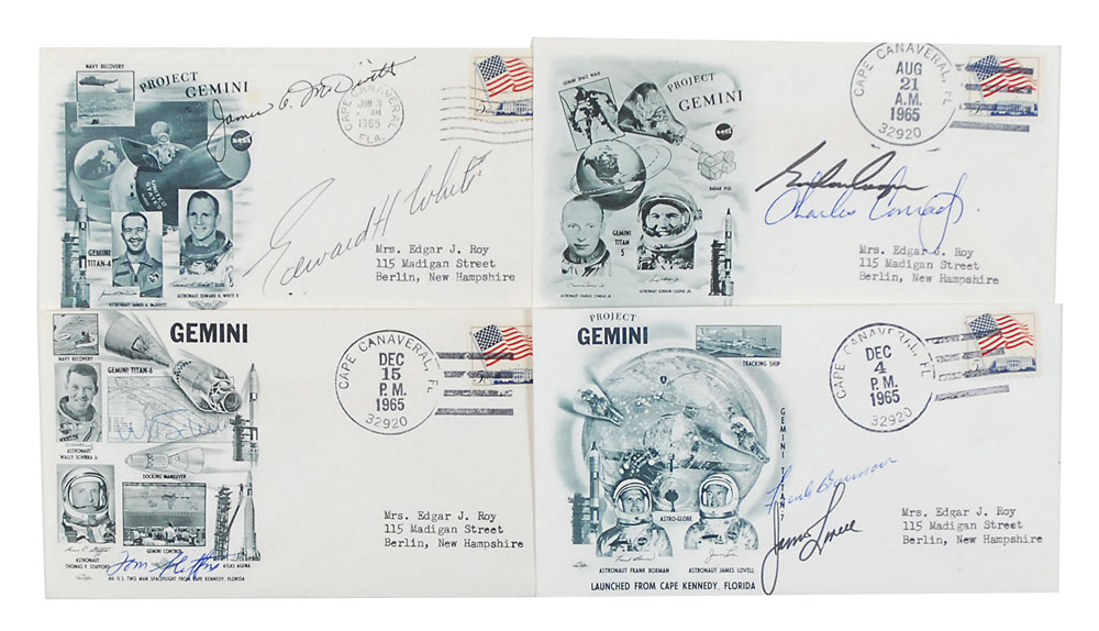 Lot #558 Gemini Astronauts
