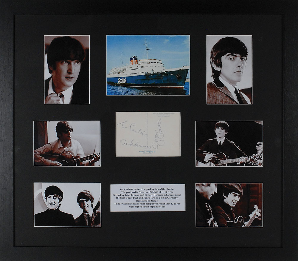 Lot #761 Beatles: Lennon and Harrison