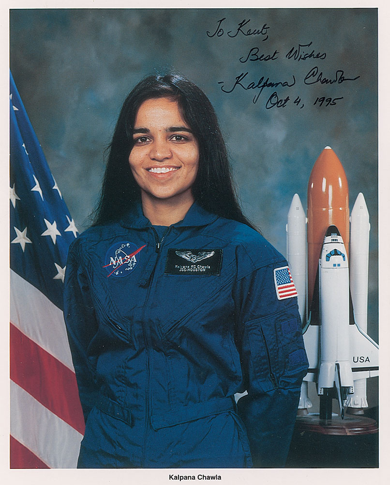 Lot #638 STS-107: Chawla Kalpana