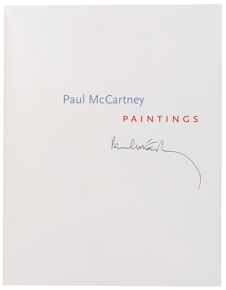 Lot #7028 Paul McCartney Signed Book