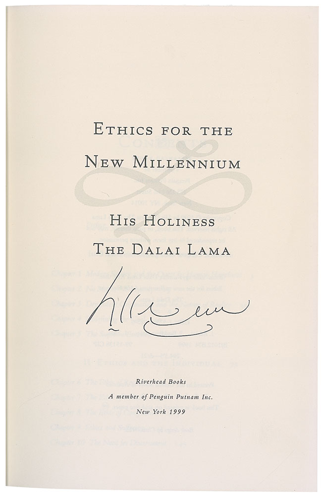 Lot #285 Dalai Lama