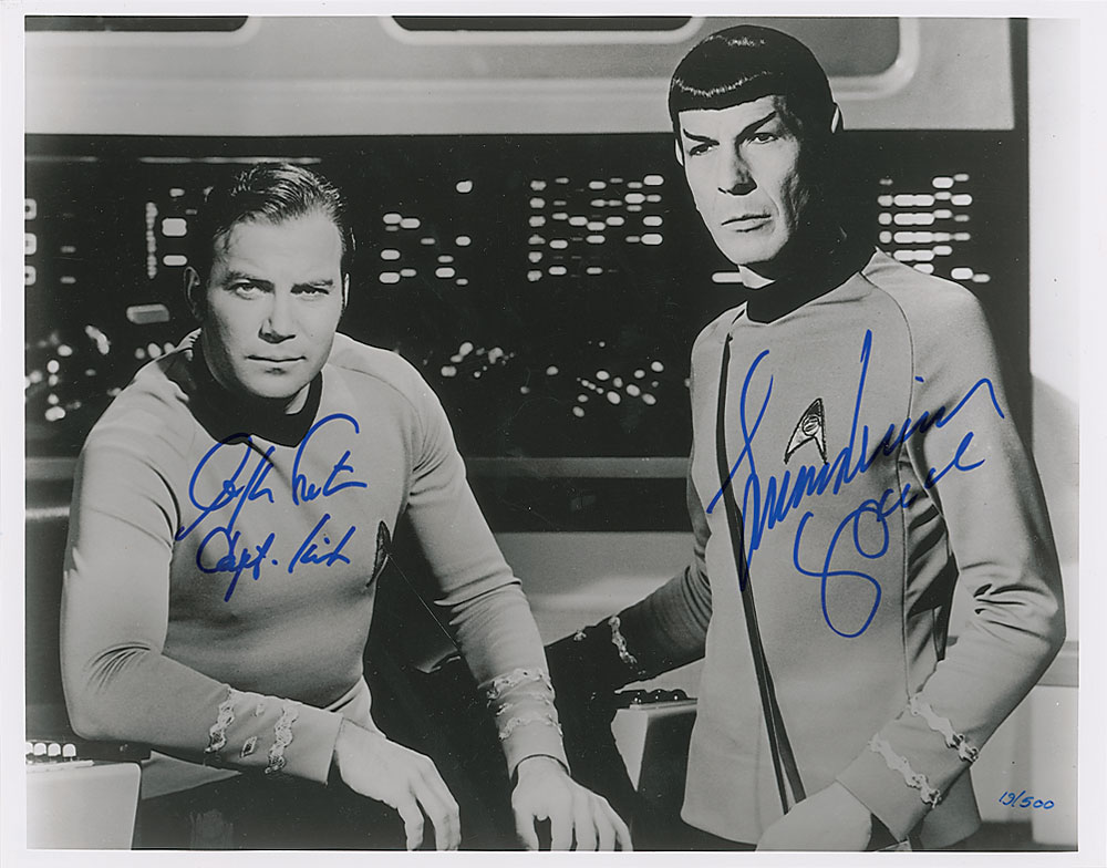 Lot #1398 Star Trek: Shatner and Nimoy