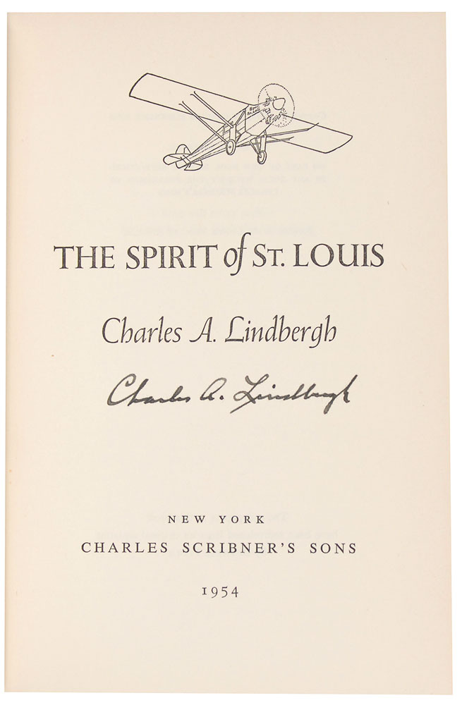 Lot #525 Charles Lindbergh