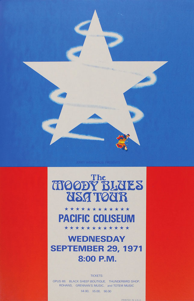 Lot #760 Moody Blues