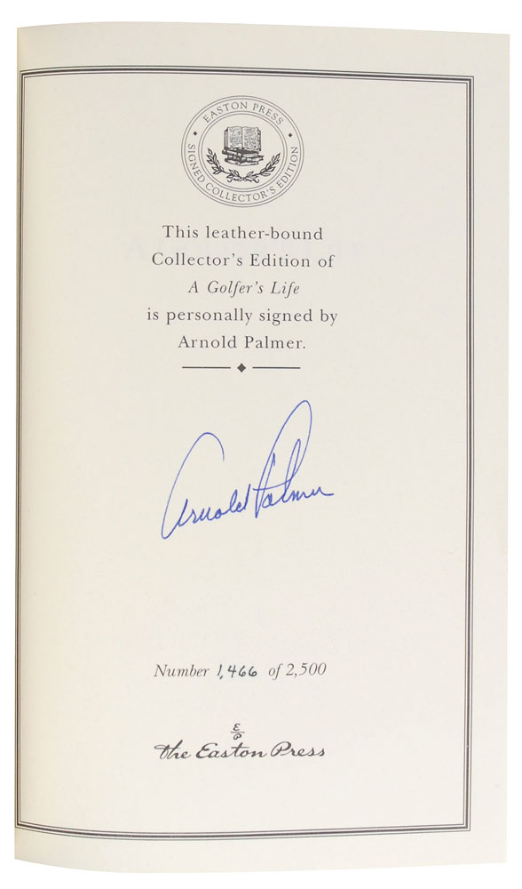 Lot #1485 Arnold Palmer