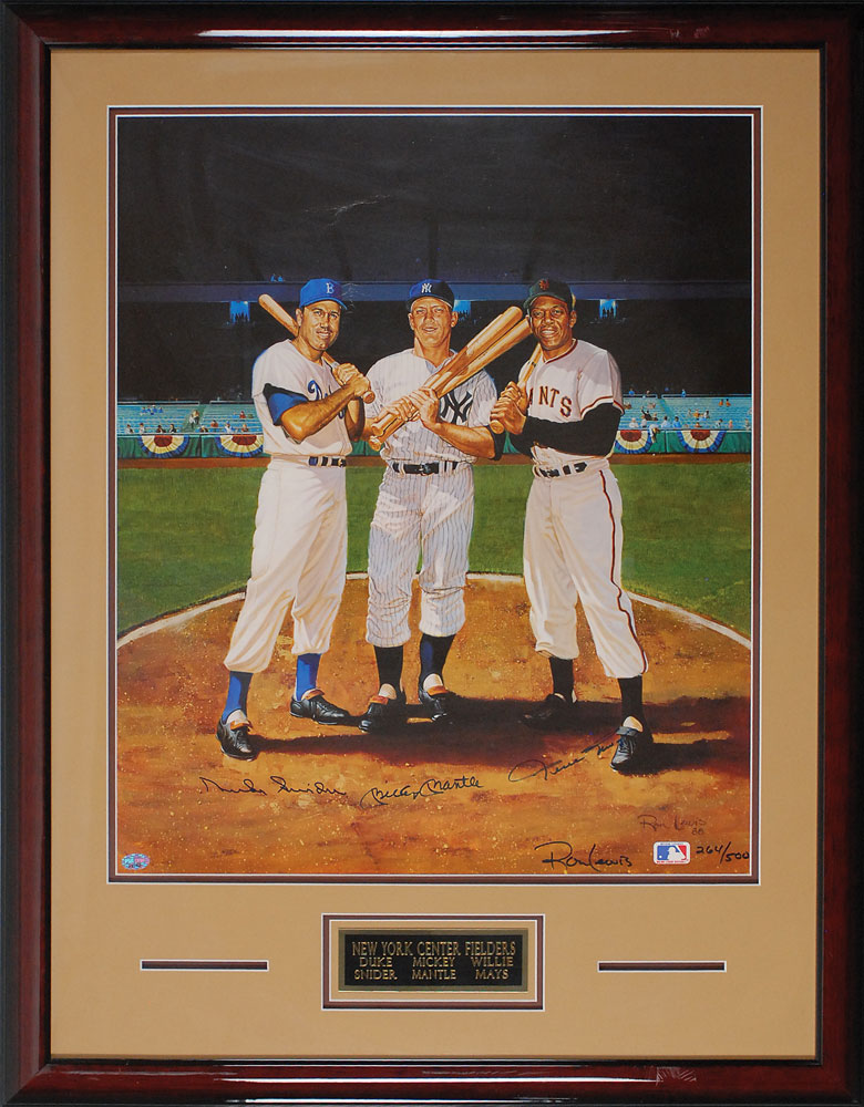 Lot #1462 Mickey Mantle, Willie Mays, and Duke