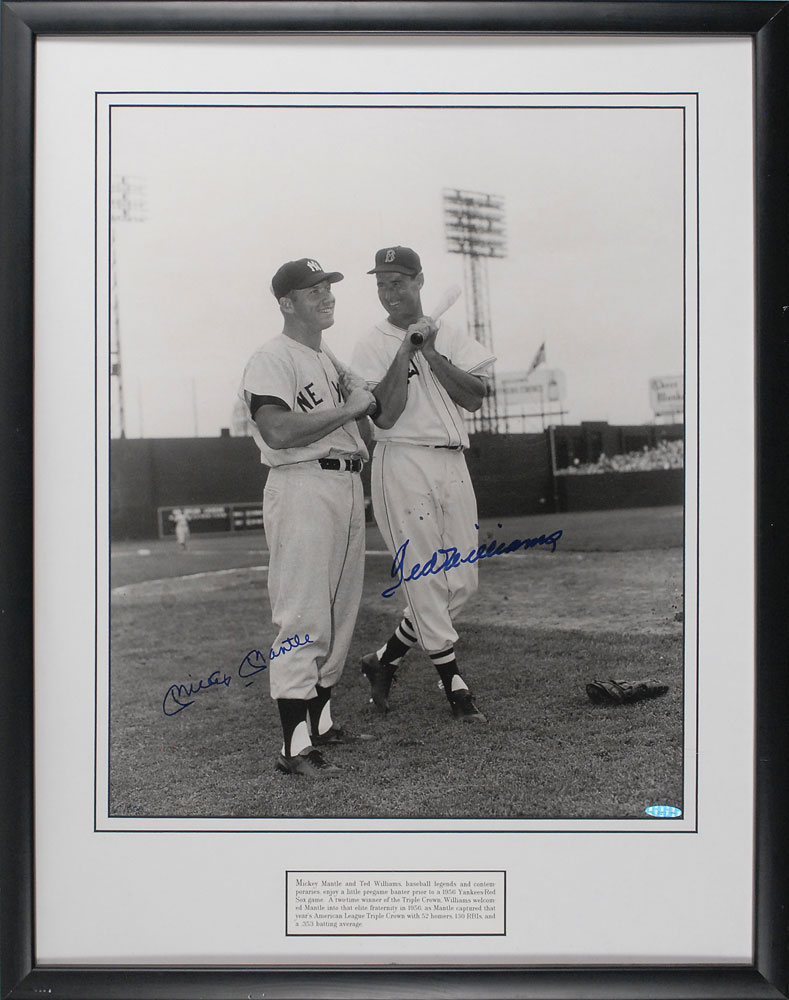 Lot #1456 Mickey Mantle and Ted Williams