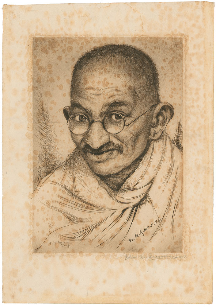 Lot #235 Mohandas Gandhi