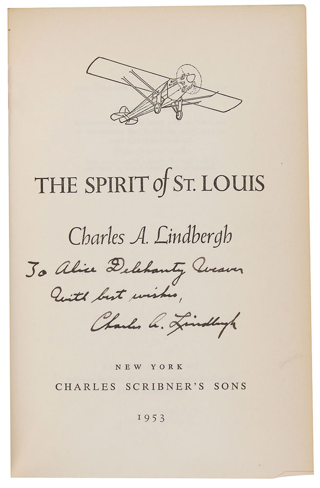 Lot #427 Charles Lindbergh