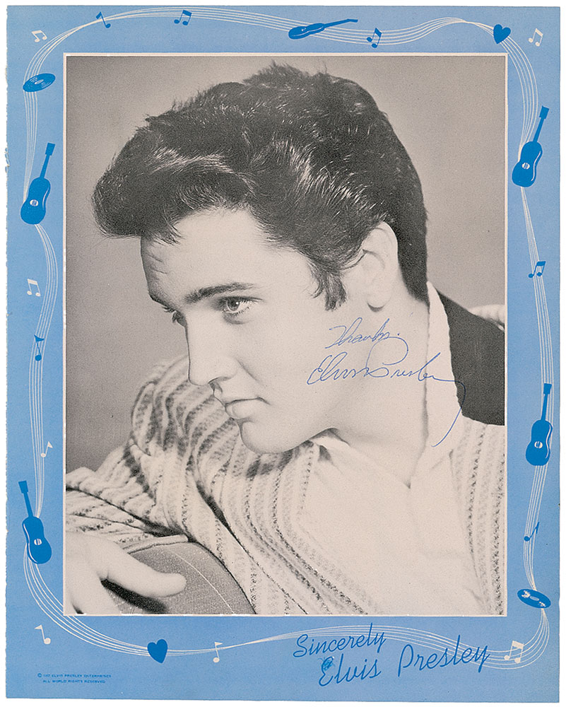 Lot #810 Elvis Presley