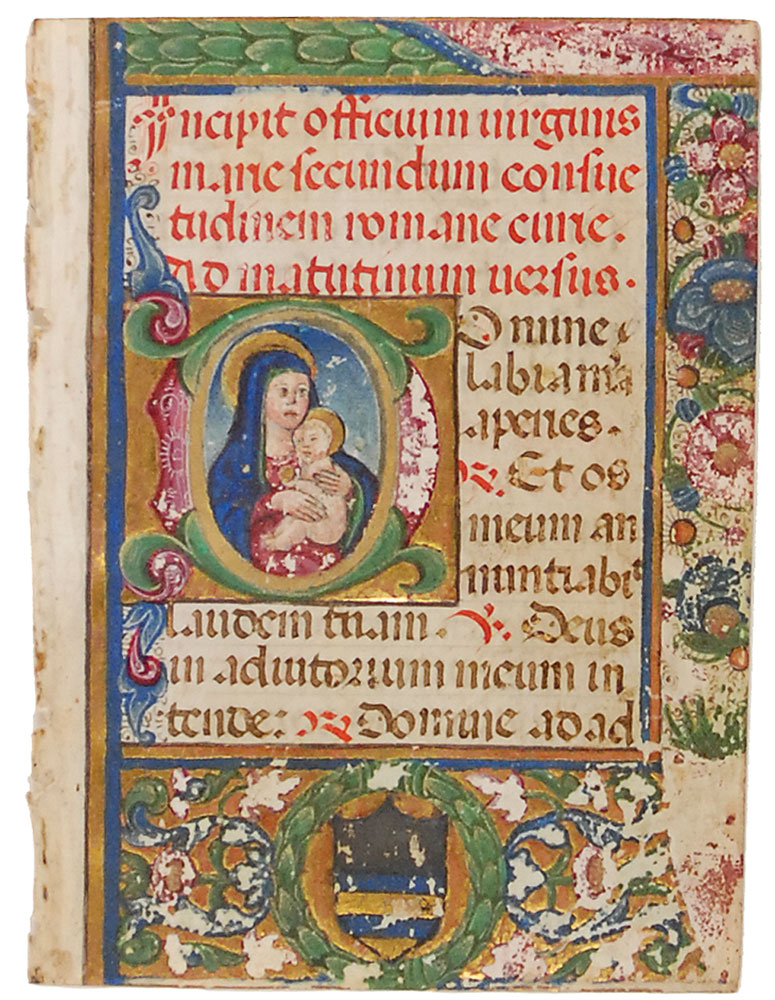 Lot #616 Medieval Book of Hours
