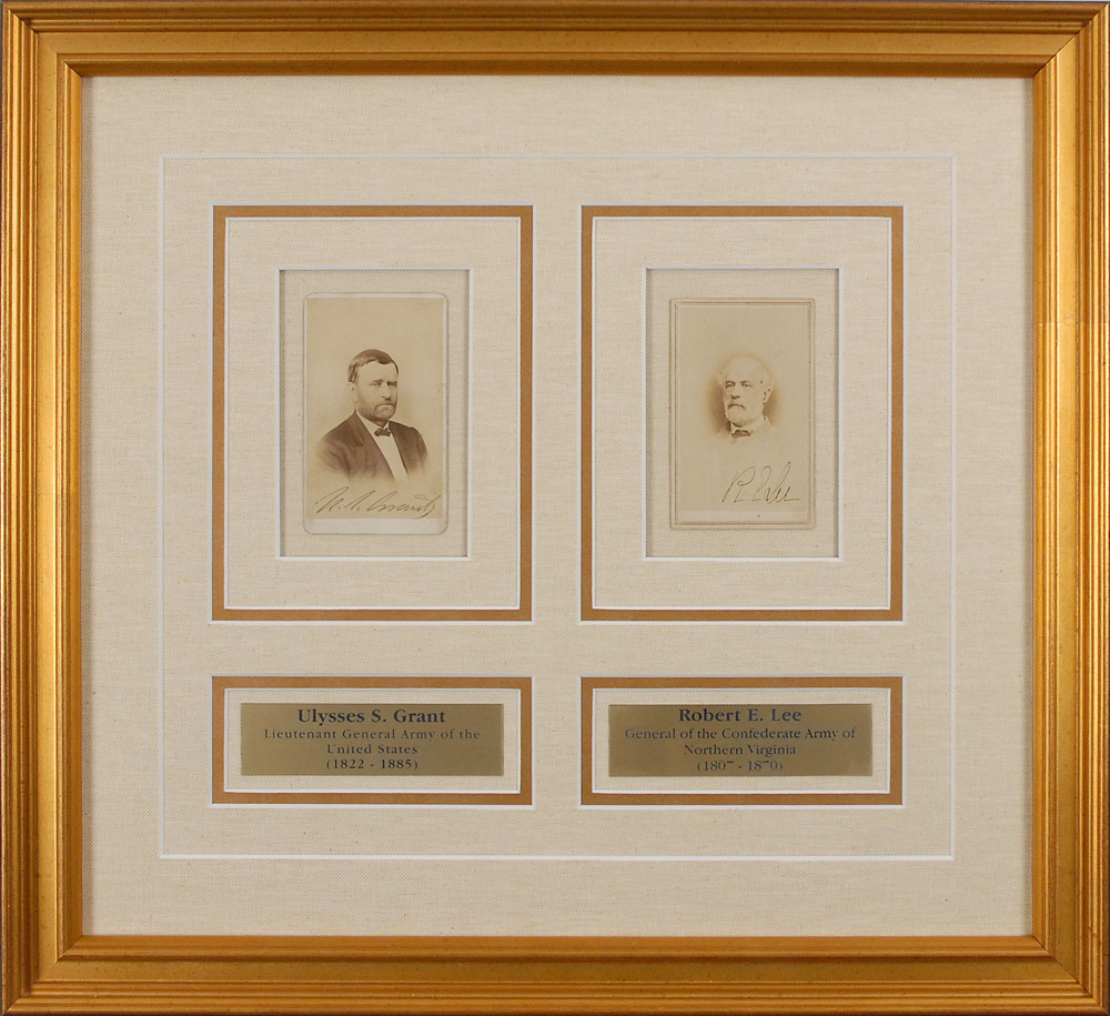 Lot #405 U. S. Grant and Robert E. Lee