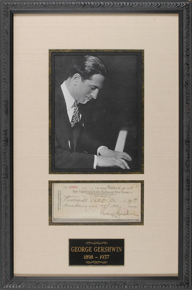 Lot #668 George Gershwin