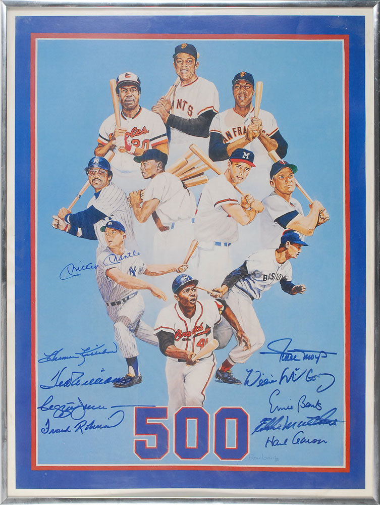 Lot #967 Baseball: 500 Home Run Club