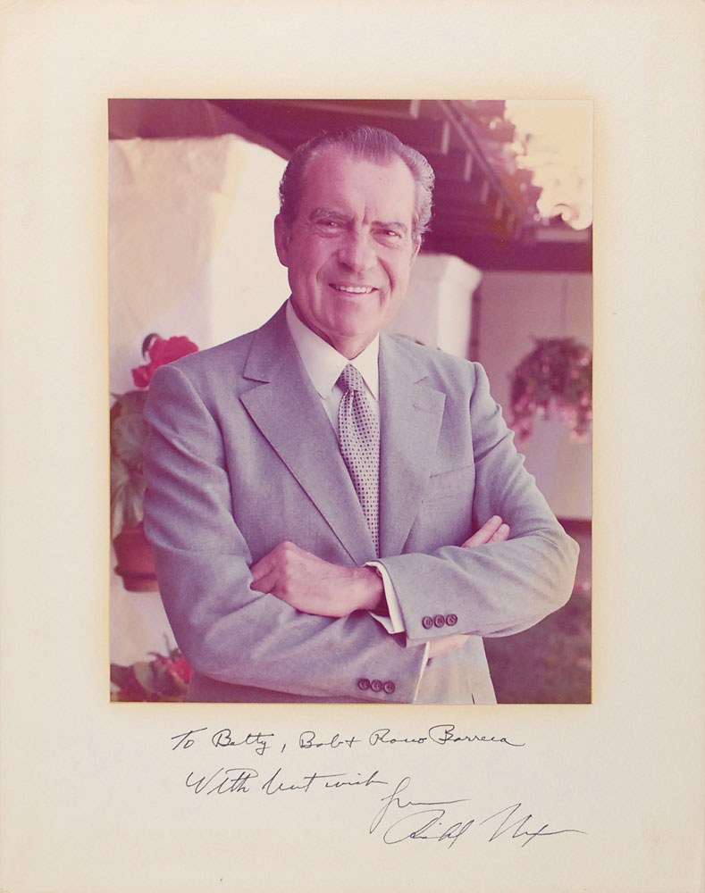 Lot #109 Richard Nixon