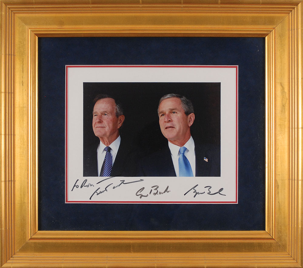 Lot #125 George and George W. Bush