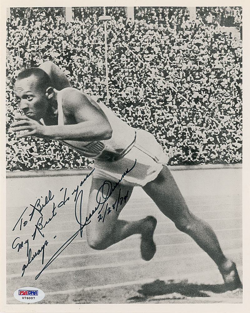 Lot #1013 Jesse Owens - Image 1