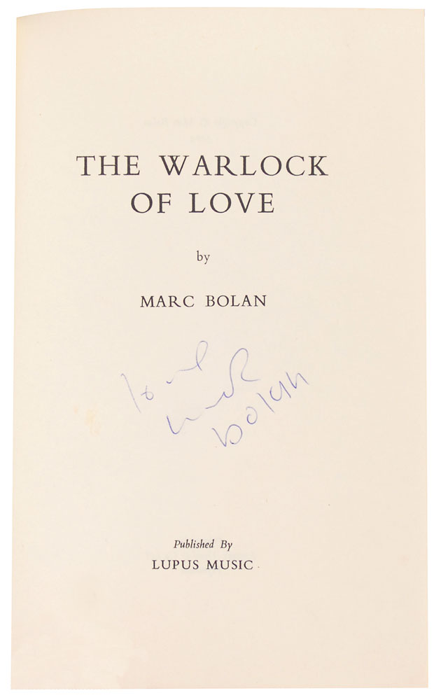 Lot #660 Marc Bolan