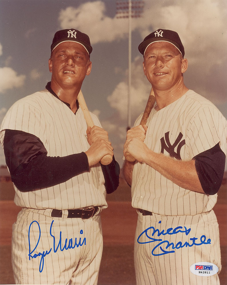 Lot #971 Mickey Mantle and Roger Maris